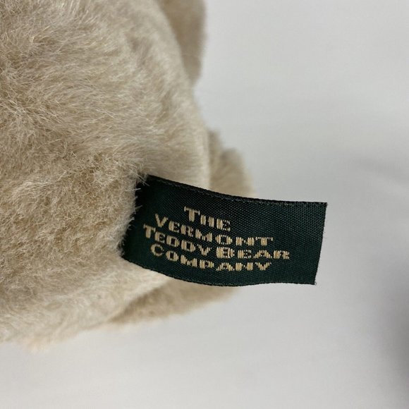 VERMONT TEDDY BEAR Jointed Brown 16" Plush Clown Joker Jester Authentic Handmade - Picture 10 of 15